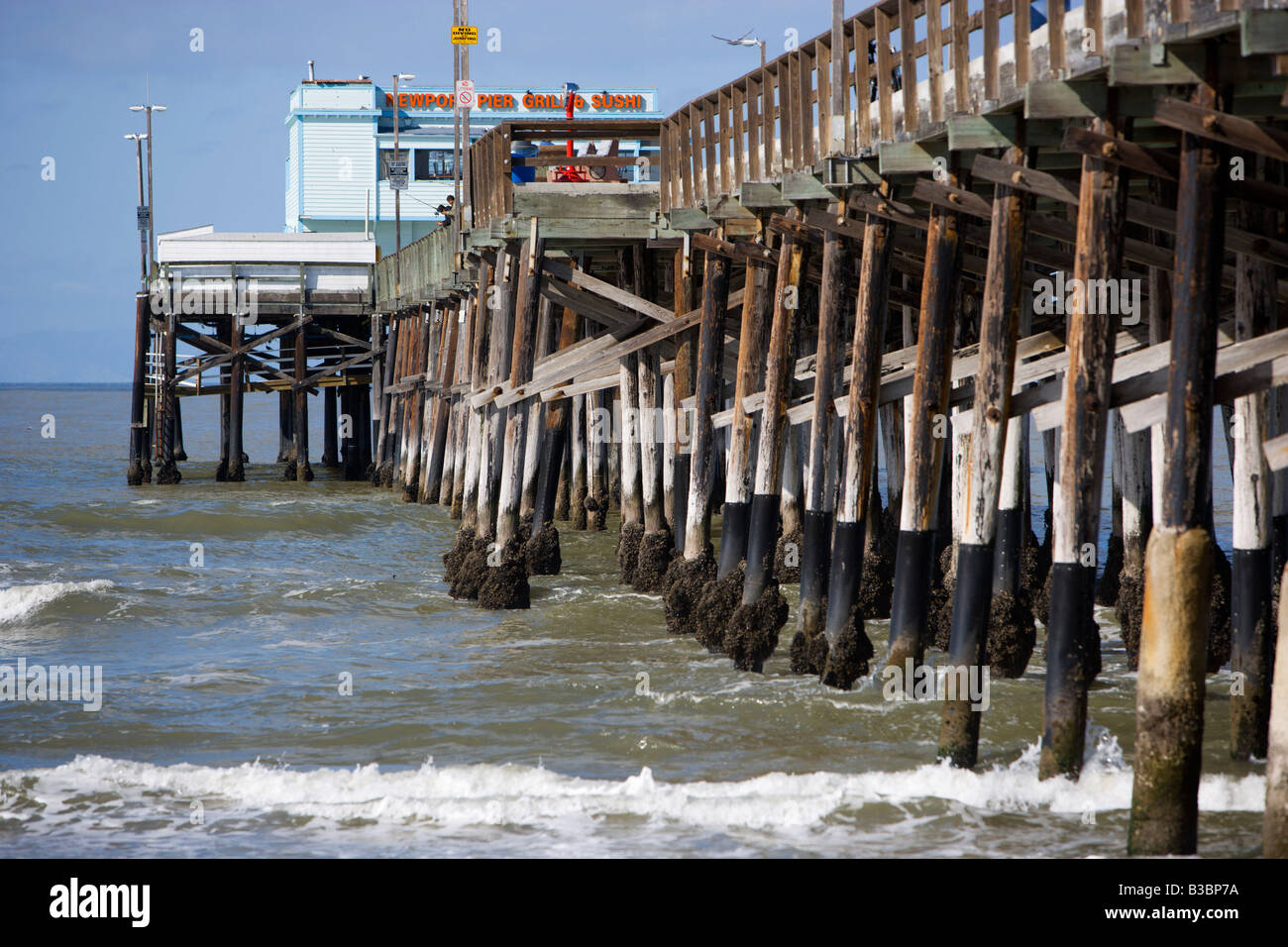Newport Pier, Newport Beach, California, USA Stock Photo - Alamy