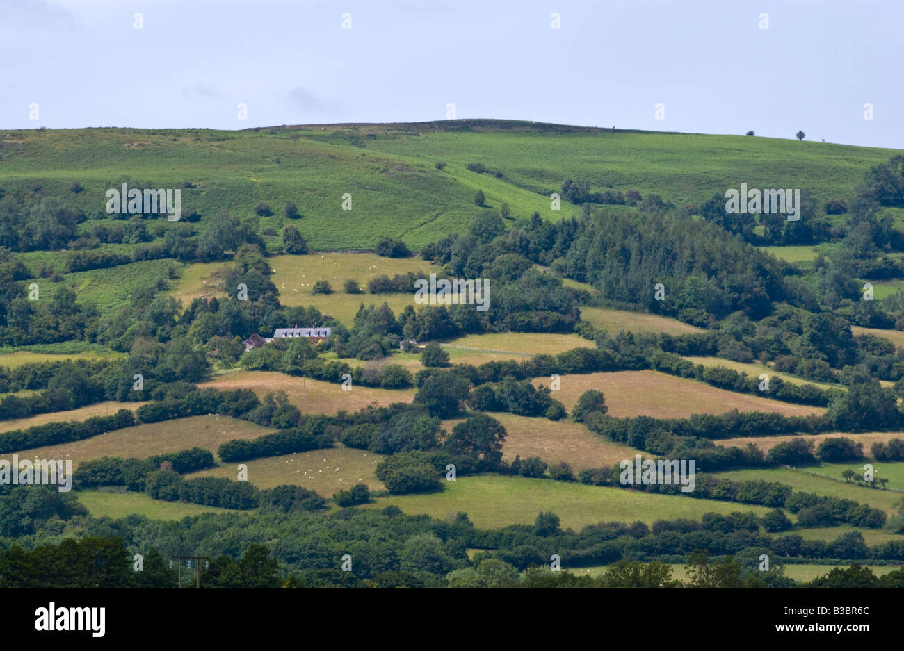 Isolated rural cottage near Crickhowell in the Brecon Beacons National ...