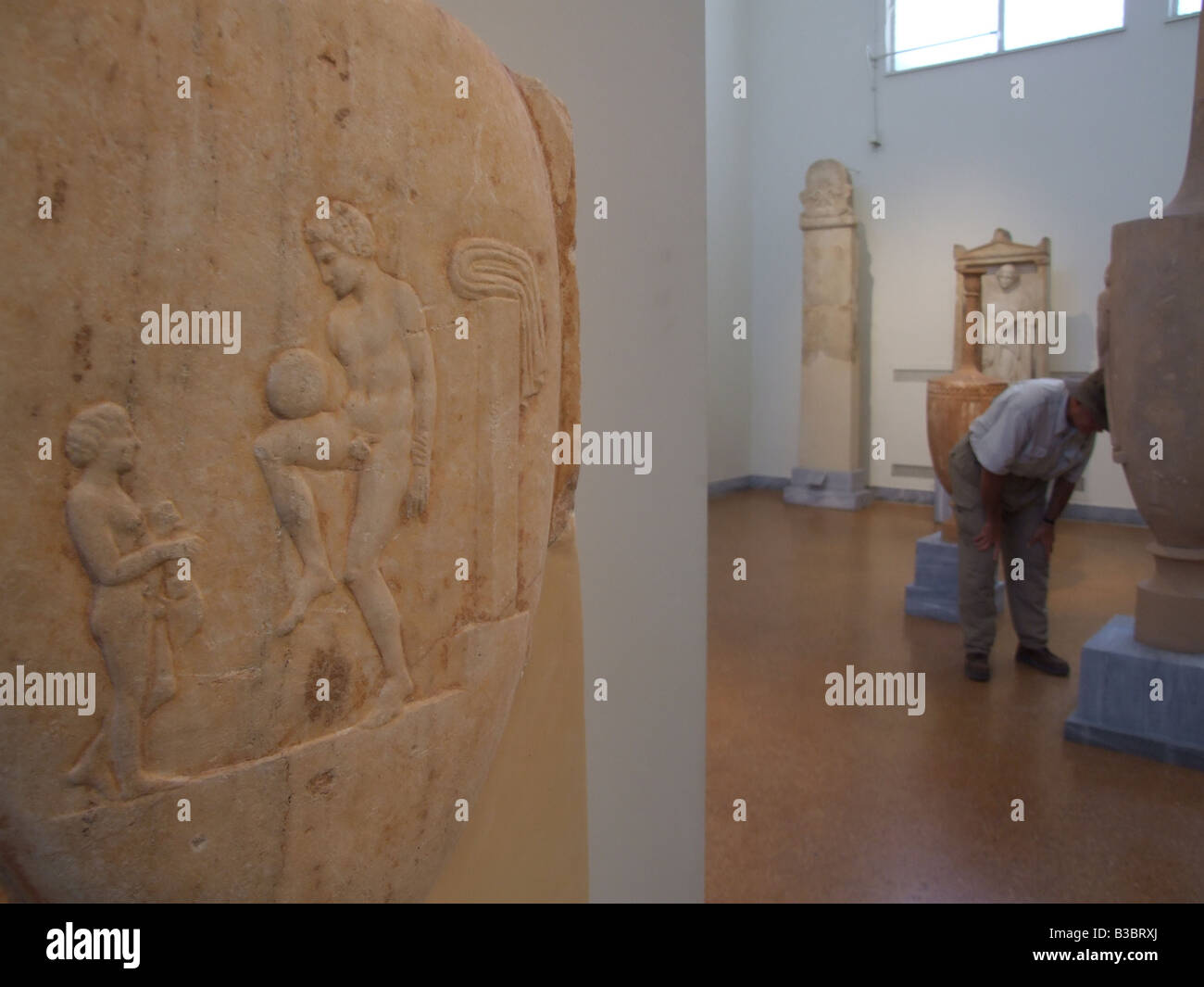 Inside National Museum of Archeology Athens Greece Stock Photo Alamy