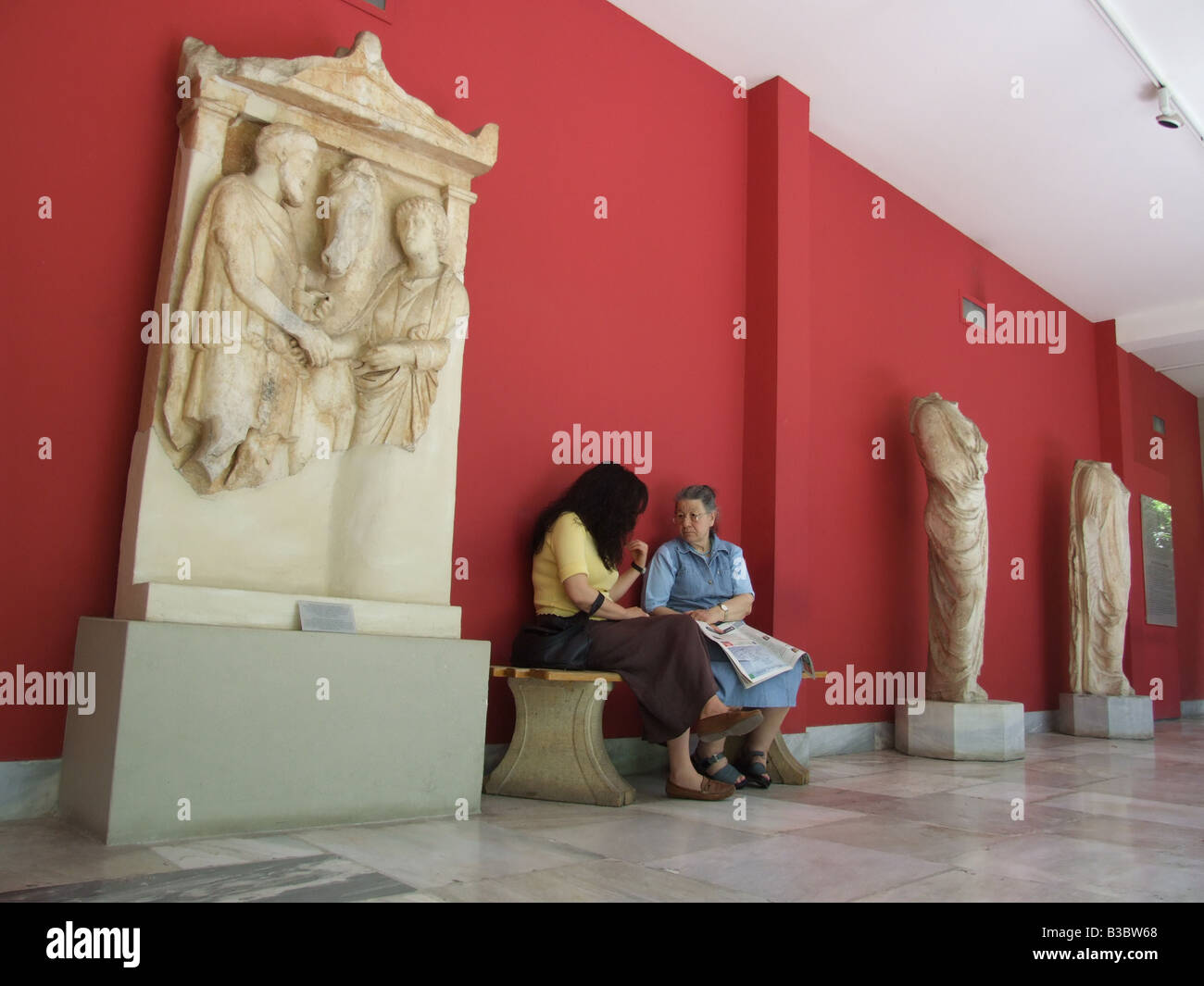 Inside the National Museum of Archeology Athens Greece Stock Photo Alamy