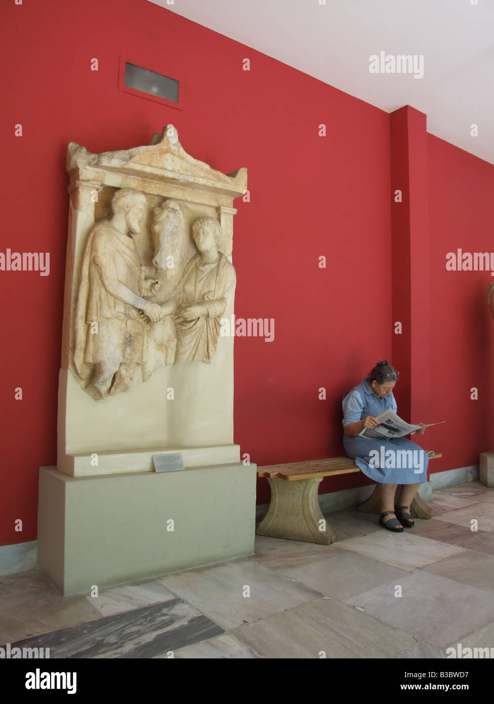 Inside the National Museum of Archeology Athens Greece Stock Photo Alamy