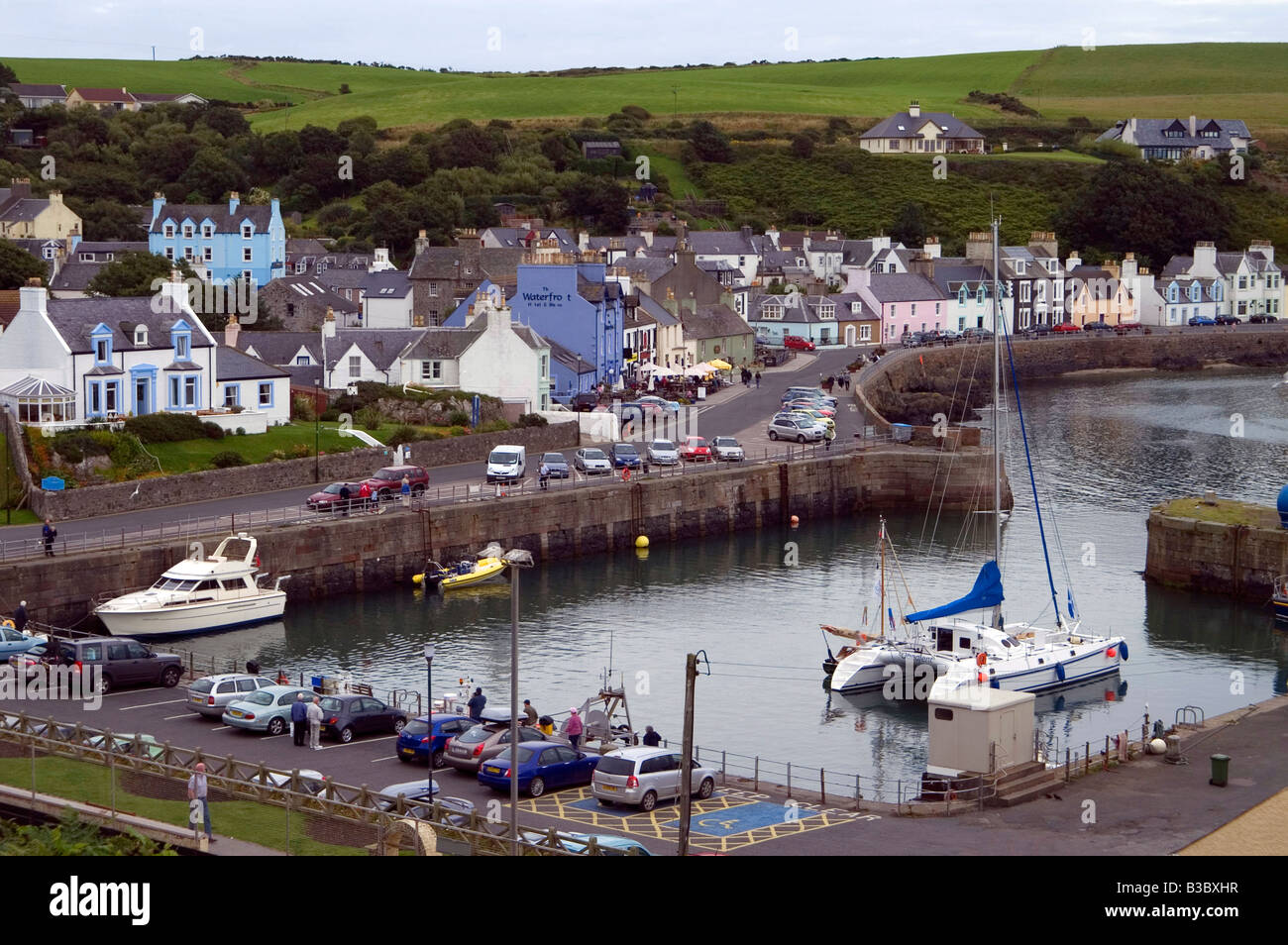 Portpatrick Harbour, looking down from the hotel, Dumfries and Galloway