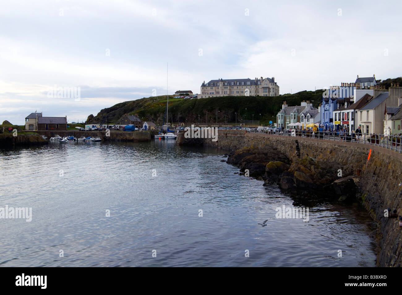 Portpatrick, looking towards the harbour, Dumfries and Galloway, Scotland Stock Photo
