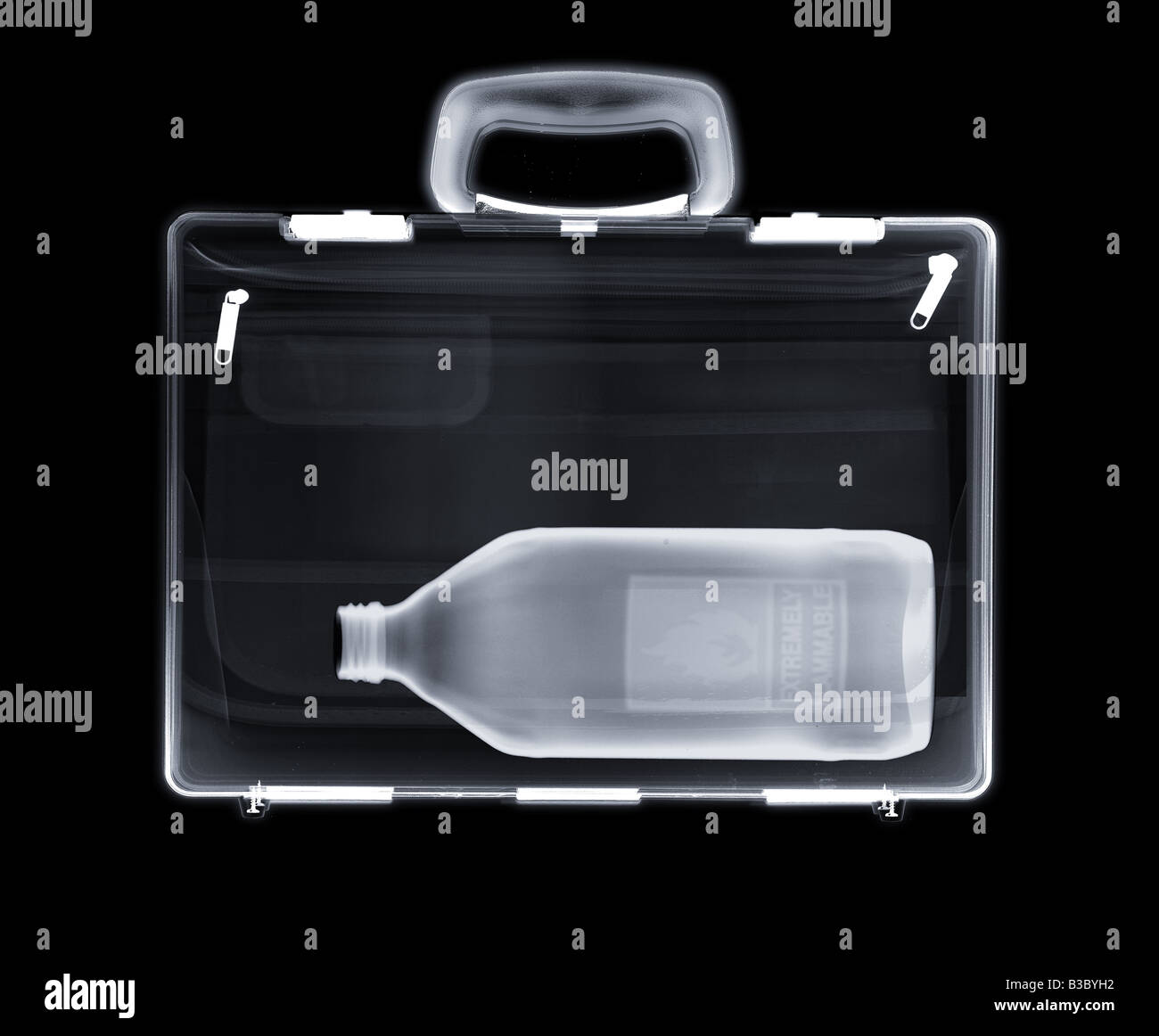 Xray of a bottle Stock Photo Alamy