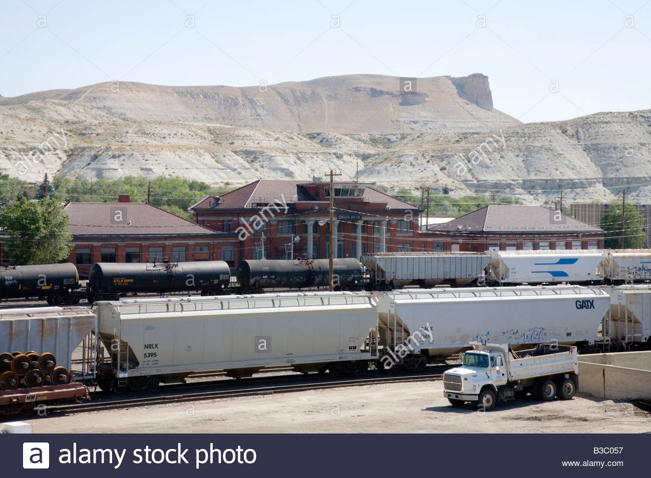 Union Pacific Railroad Yard High Resolution Stock Photography and