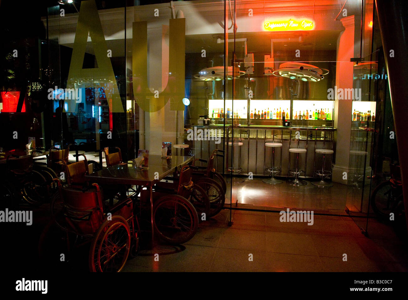 Bar in Clarke Quay, Singapore Stock Photo Alamy