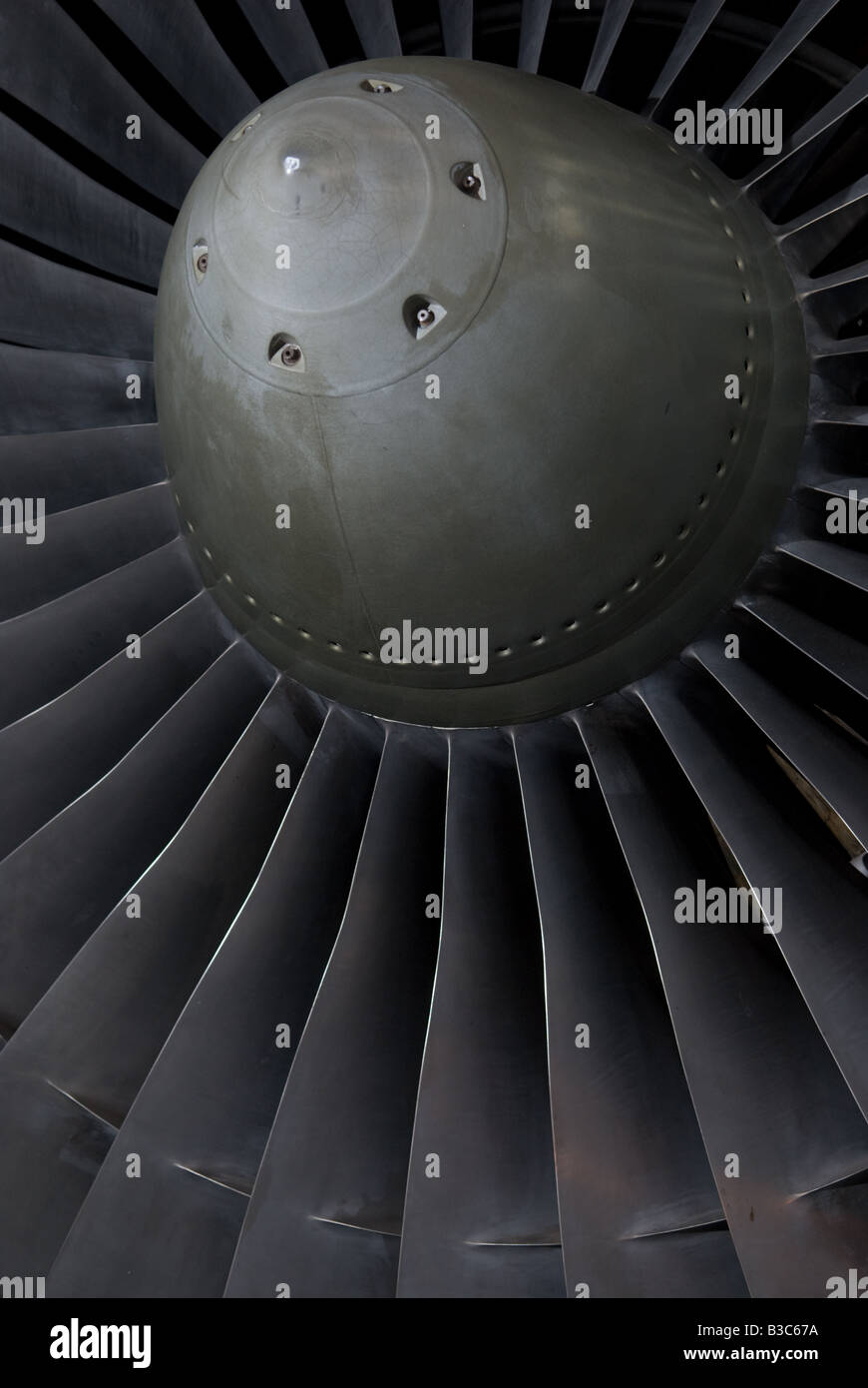 Turbine blades jet engine hi-res stock photography and images - Alamy