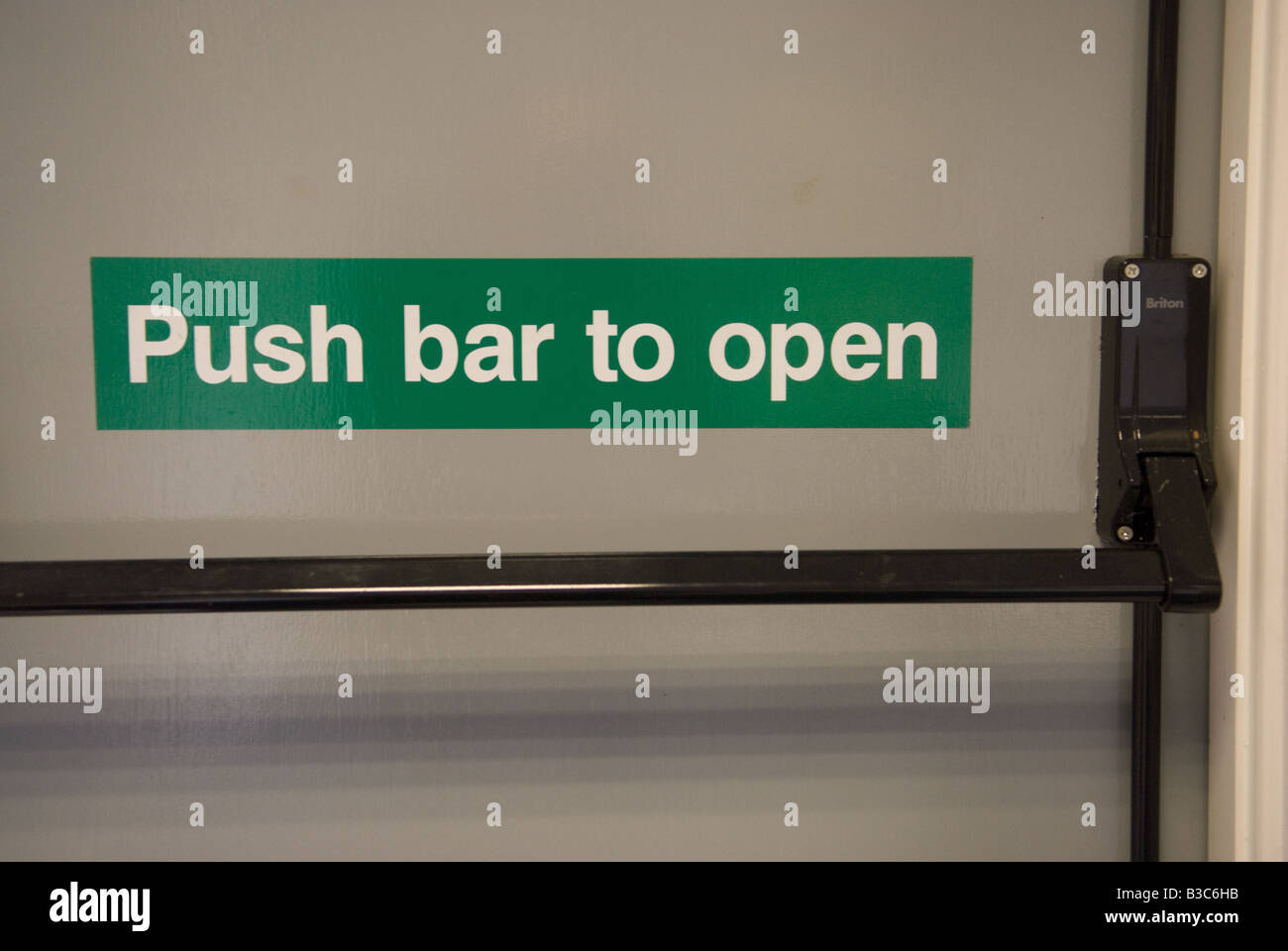 Exit door bar hi-res stock photography and images - Alamy