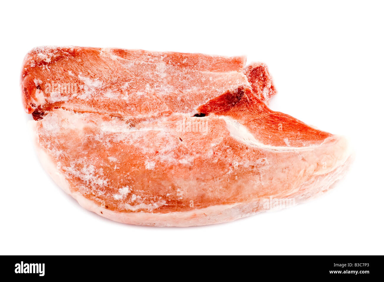 object on white raw food frozen beef Stock Photo Alamy