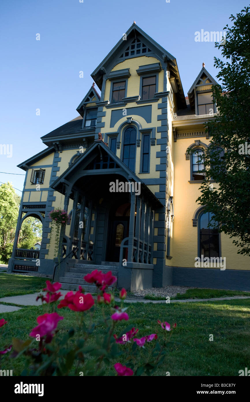 Victorian house on Millionaires Row Williamsport Pennsylvania Stock