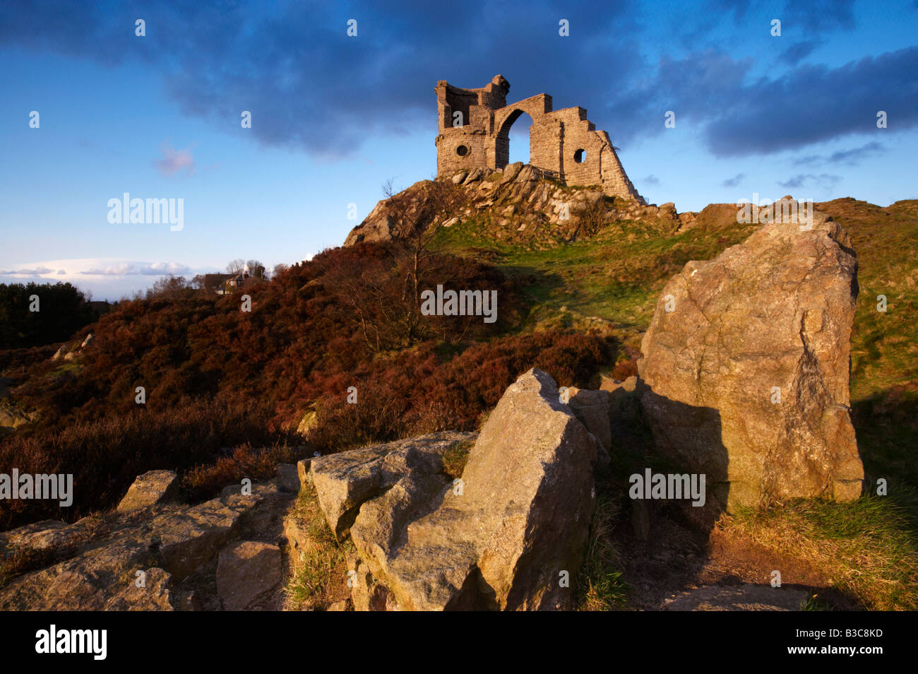 The Folly At Mow Cop Staffordshire Cheshire UK Stock Photo