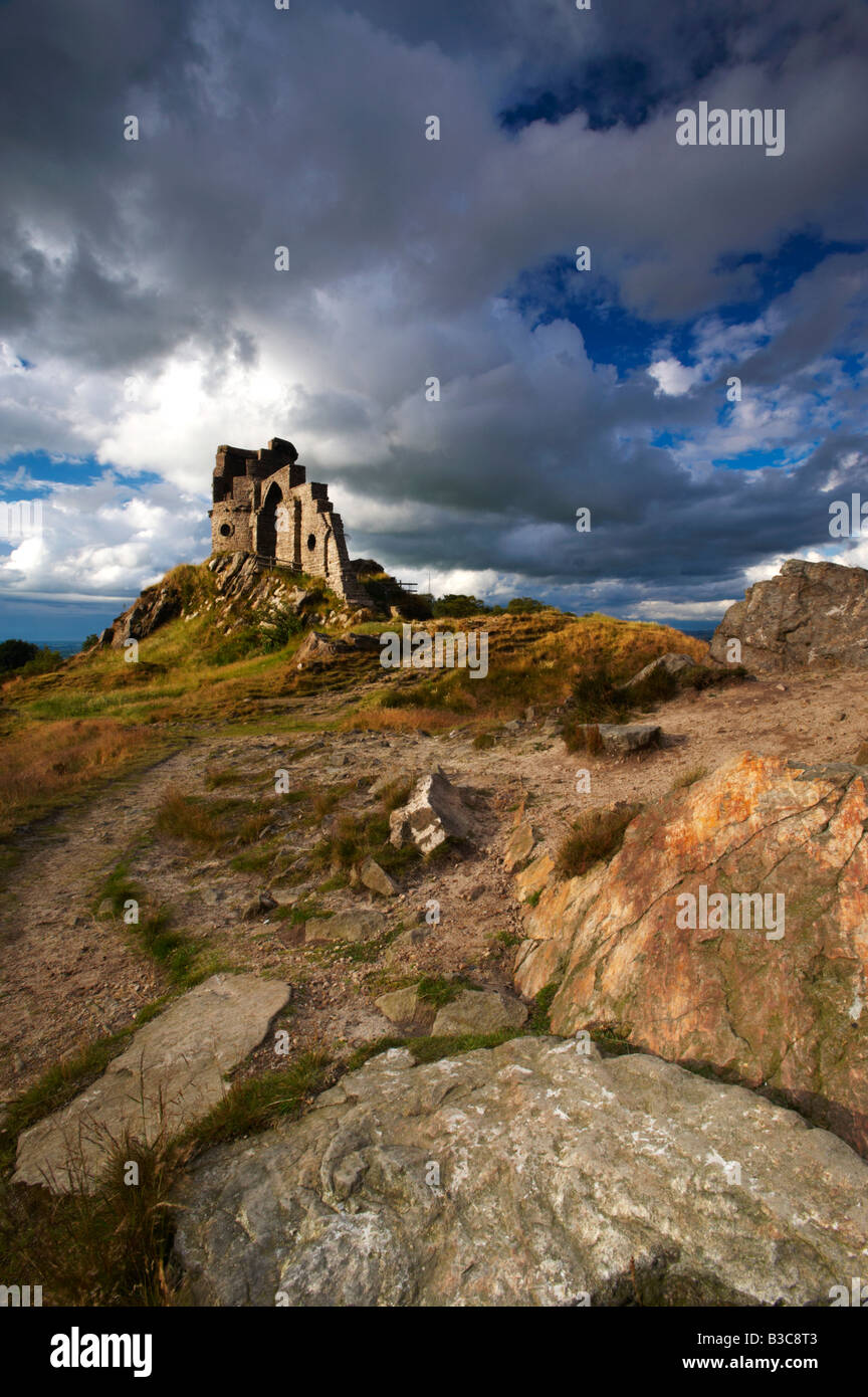 The Folly At Mow Cop Staffordshire Cheshire UK Stock Photo