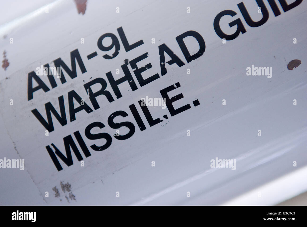 Guided Missile casing Stock Photo