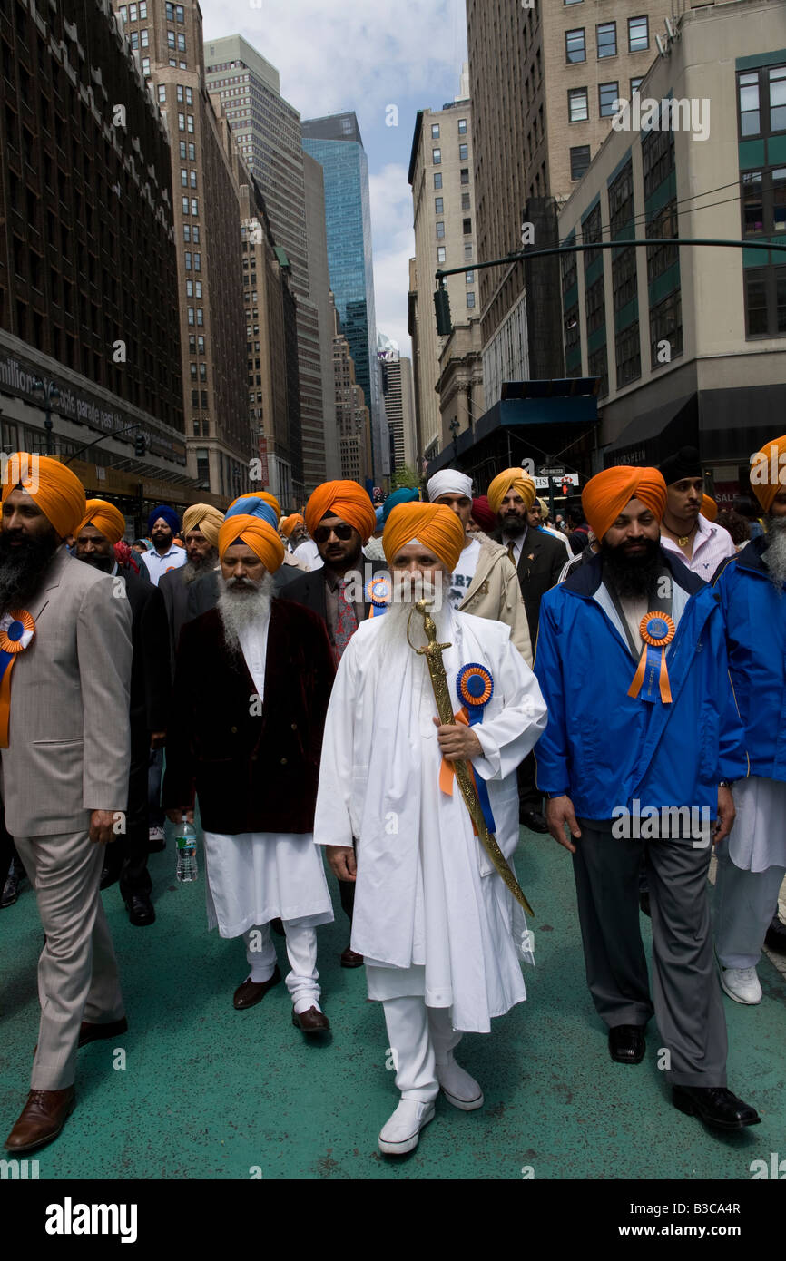 Annual Sikh Parade and festival that takes place each year on Broadway