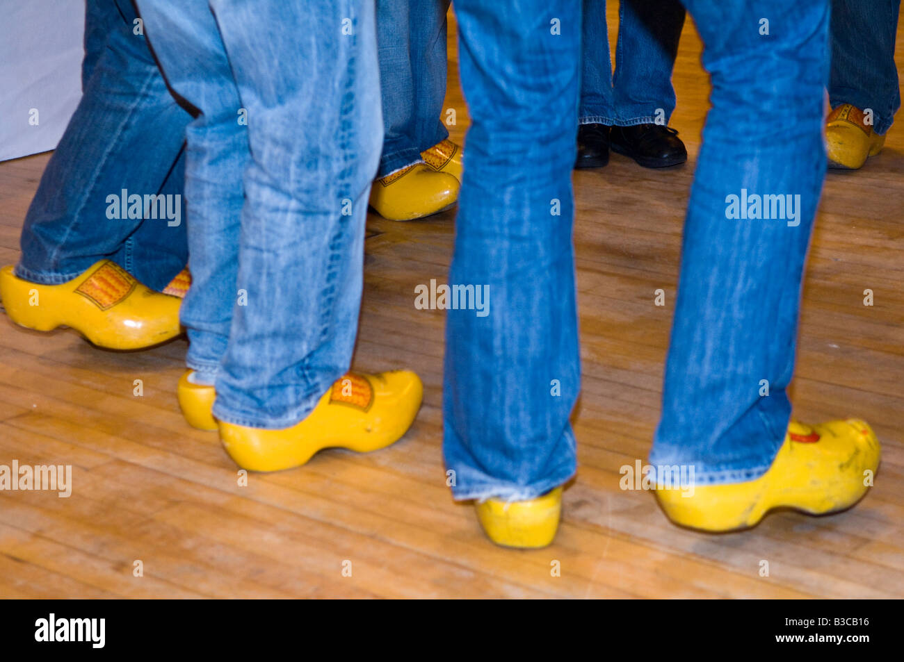 men wearing clogs