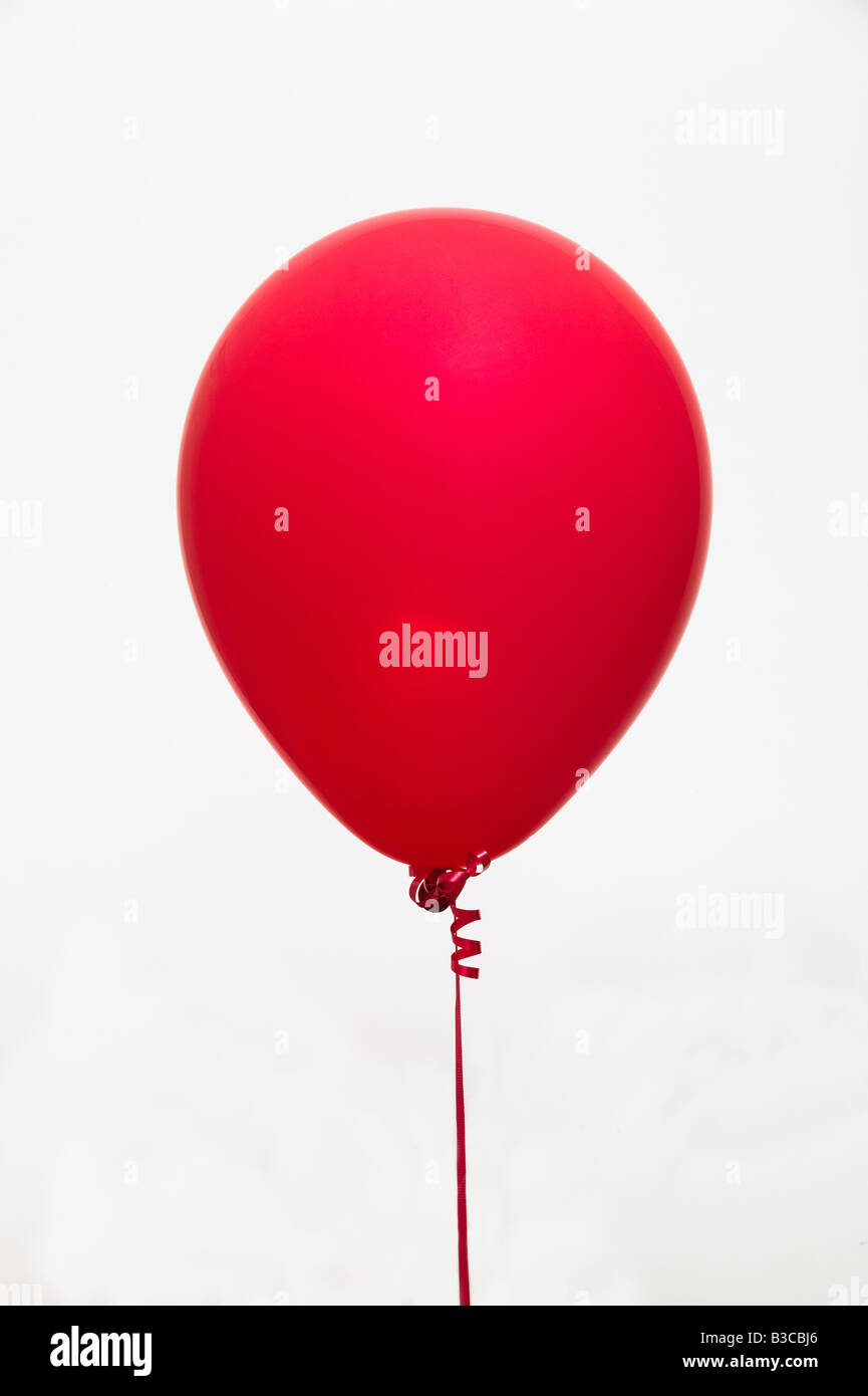 Single balloon ribbon hi-res stock photography and images - Alamy