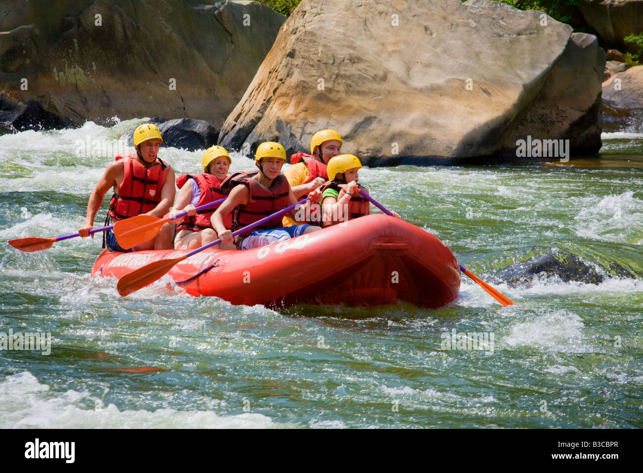 White water rafting Youghigheny River Ohiopyle State Park Laurel