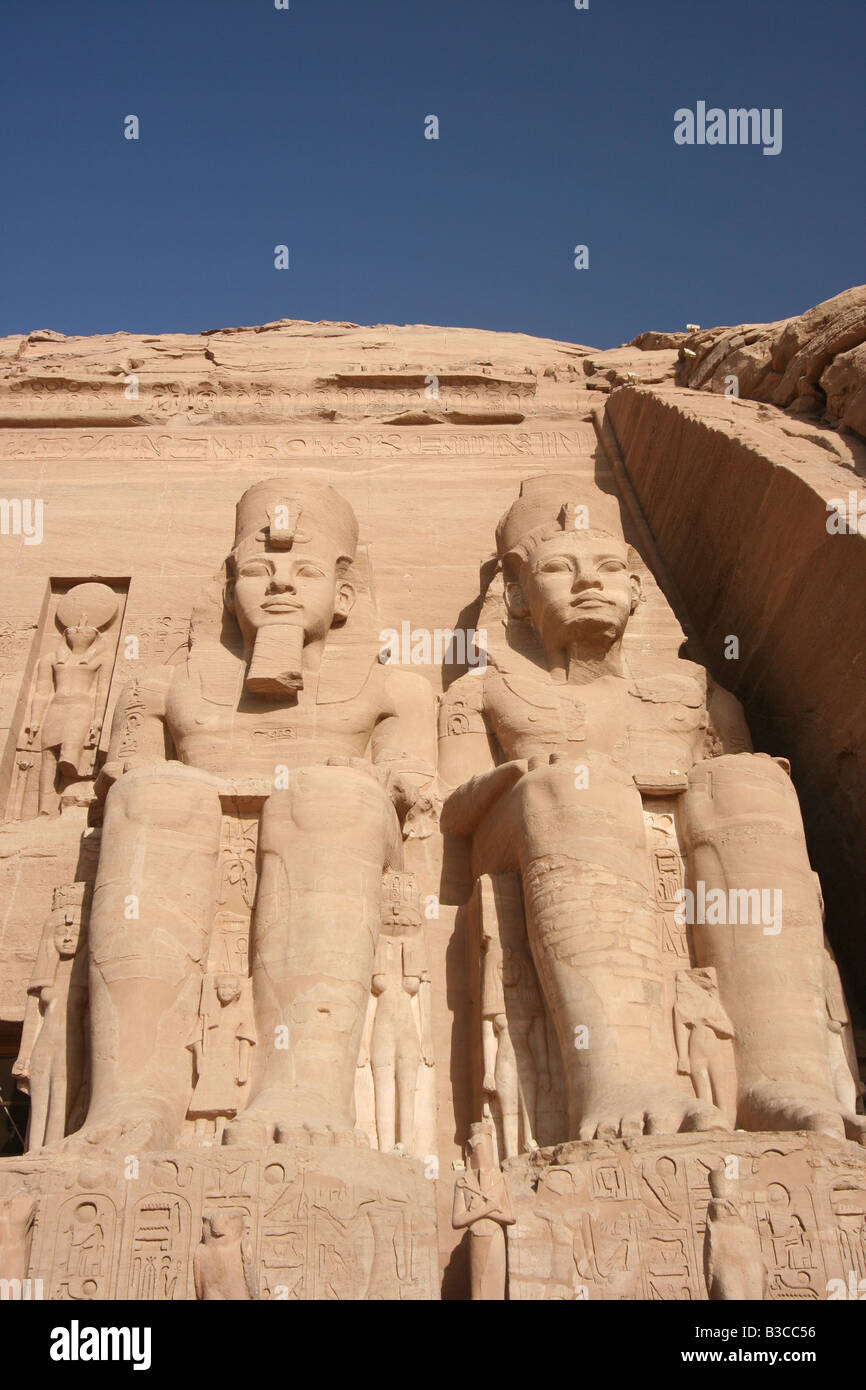 Abu Simbel Statues 3 Stock Photo Alamy