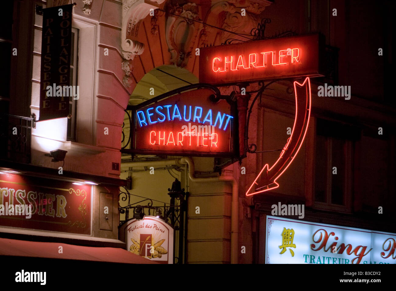 Le Bouillon Chartier Restaurant Paris Stock Photo Alamy
