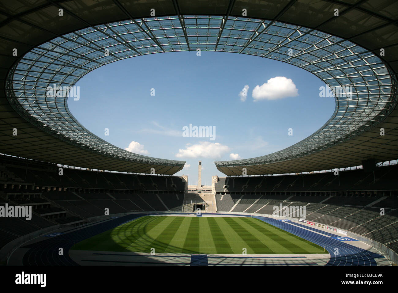 Olympia Stadium in Berlin, Germany Stock Photo
