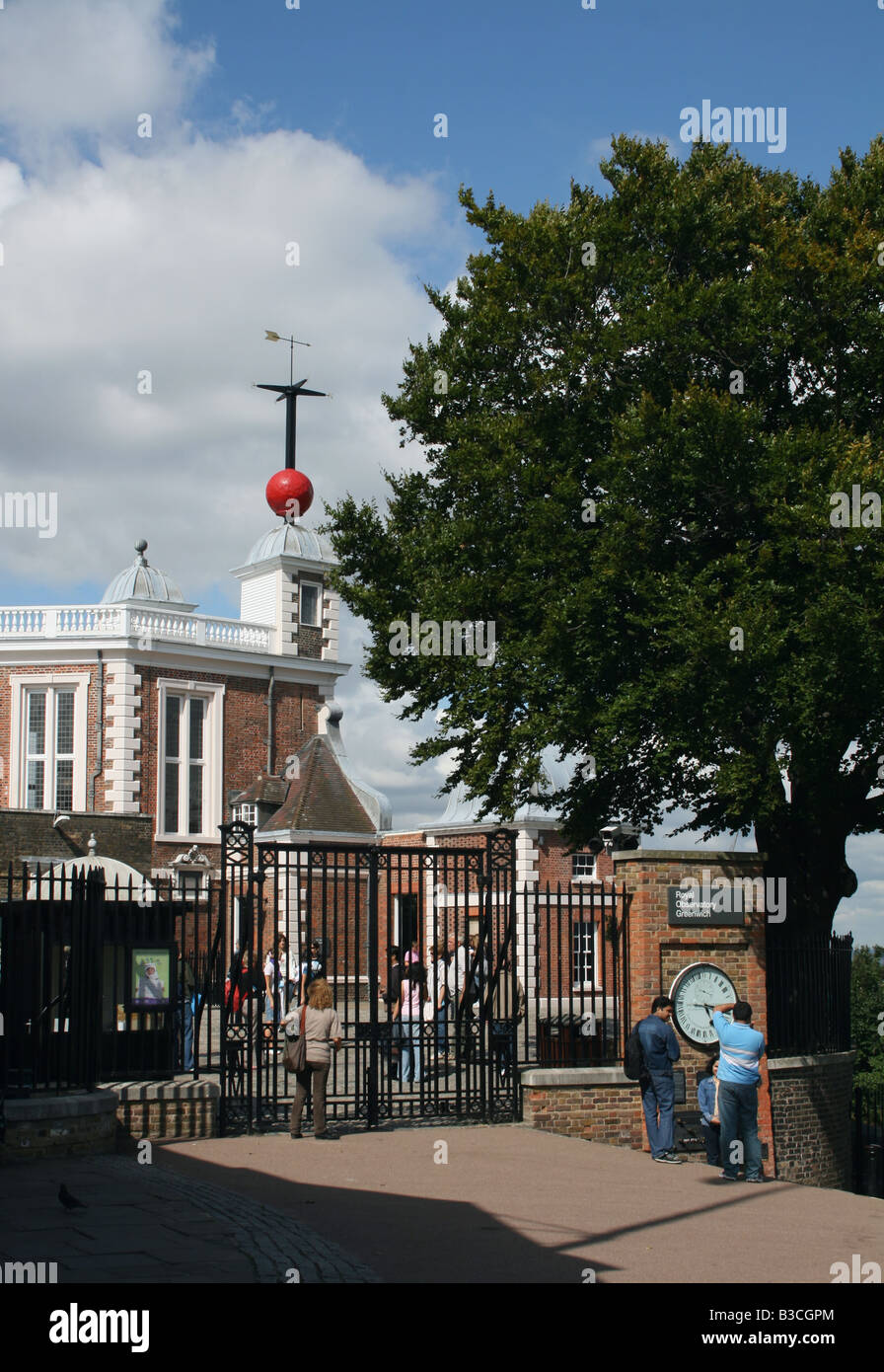 exterior of Royal Observatory Greenwich London  August 2008 Stock Photo