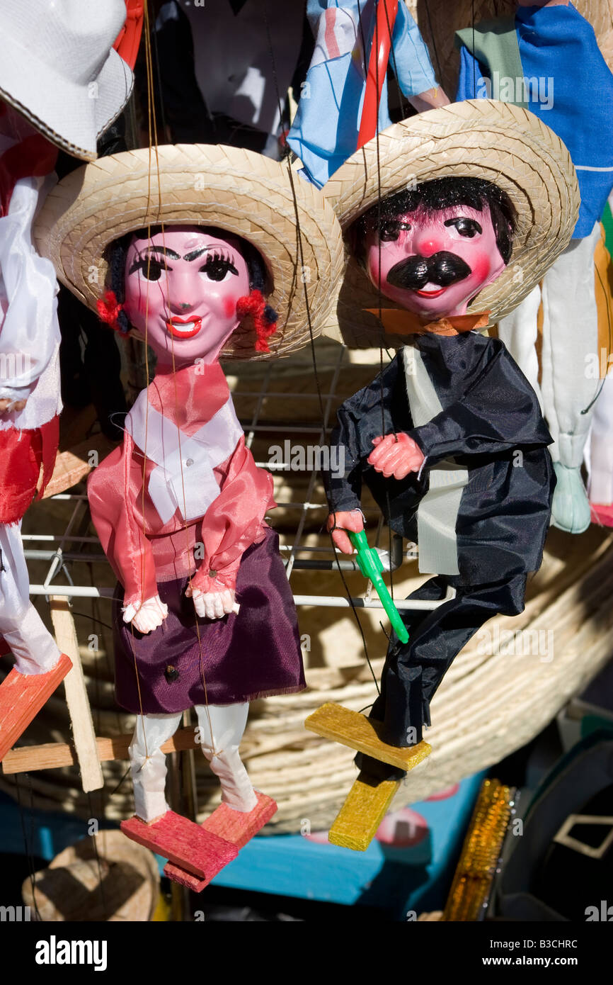 Puppet Stall Olvera Street Downtown Los Angeles Stock Photo Alamy