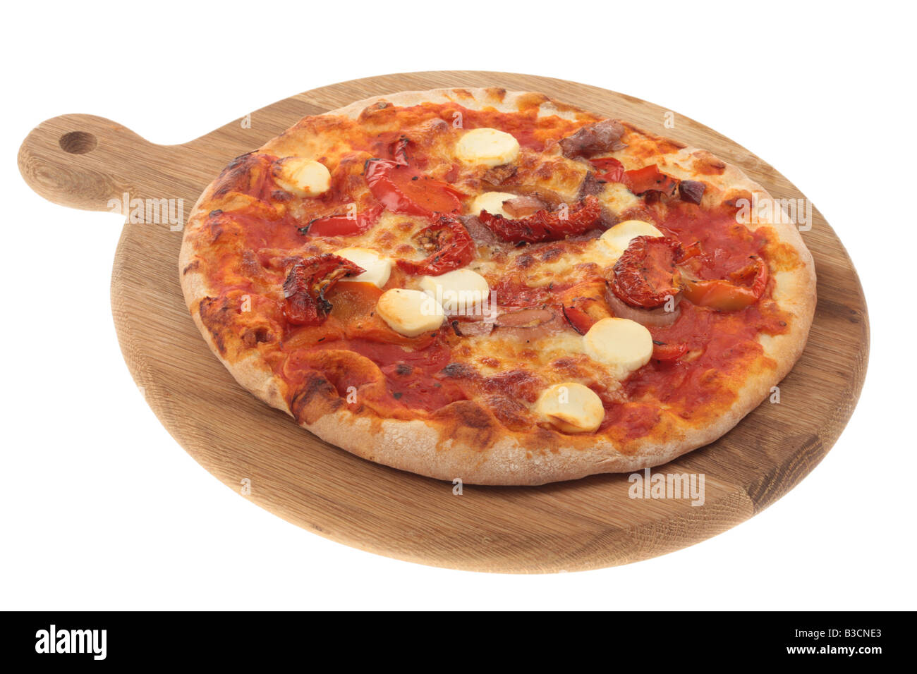 Chargrilled Vegetable and Goats Cheese Pizza Stock Photo Alamy