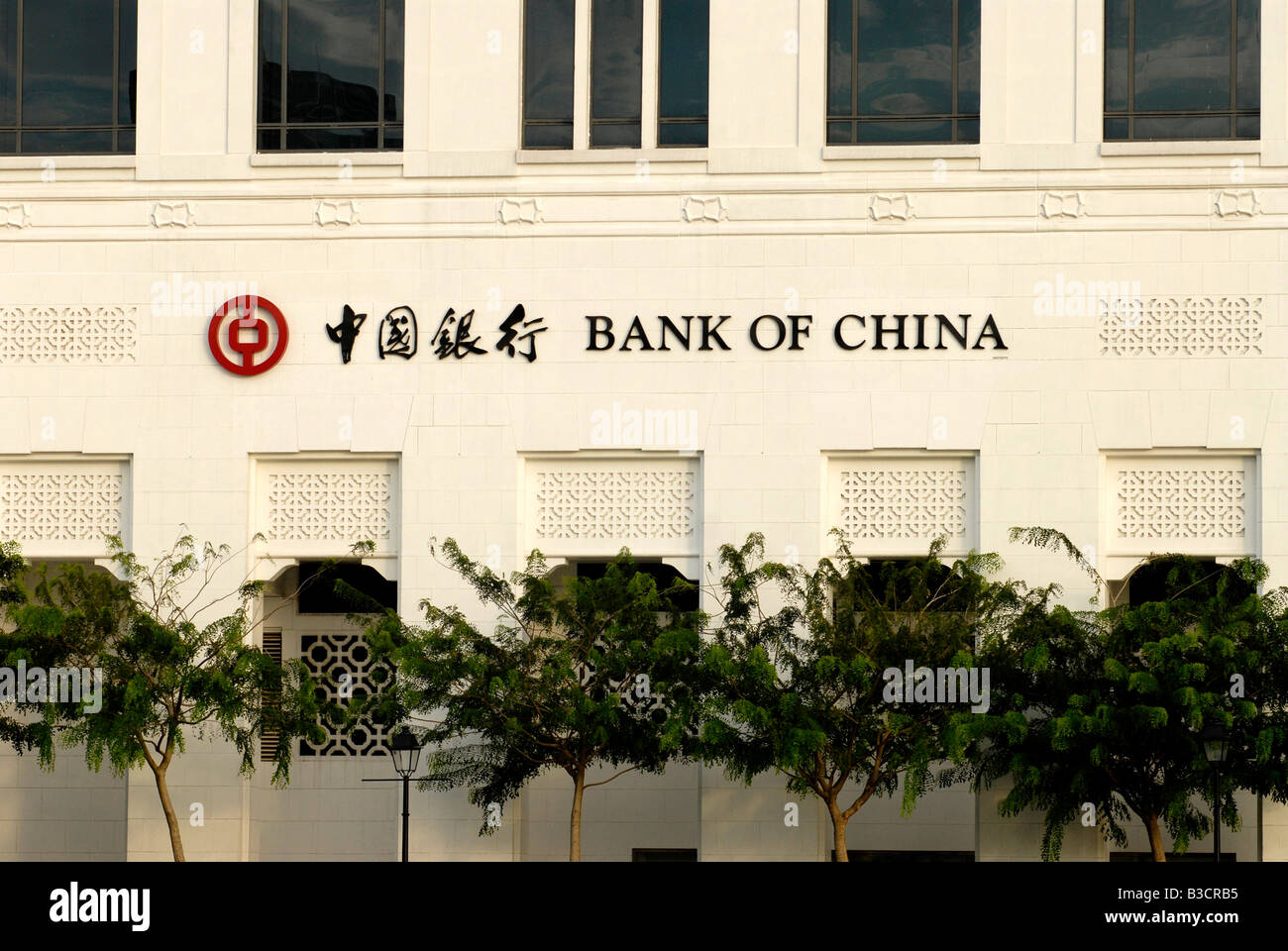Building bank of china singapore stock photo alamy