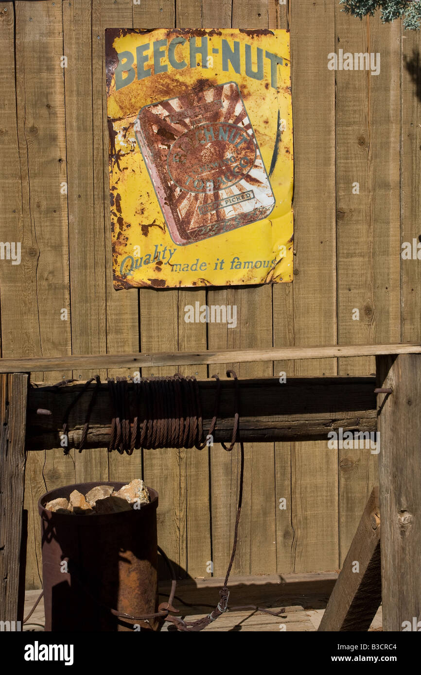 Old mining town of Randsburg California Stock Photo