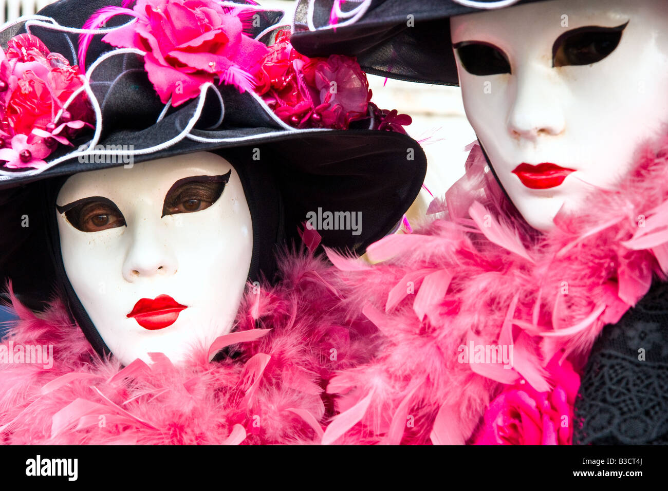 Two mask in Venice Italy Stock Photo