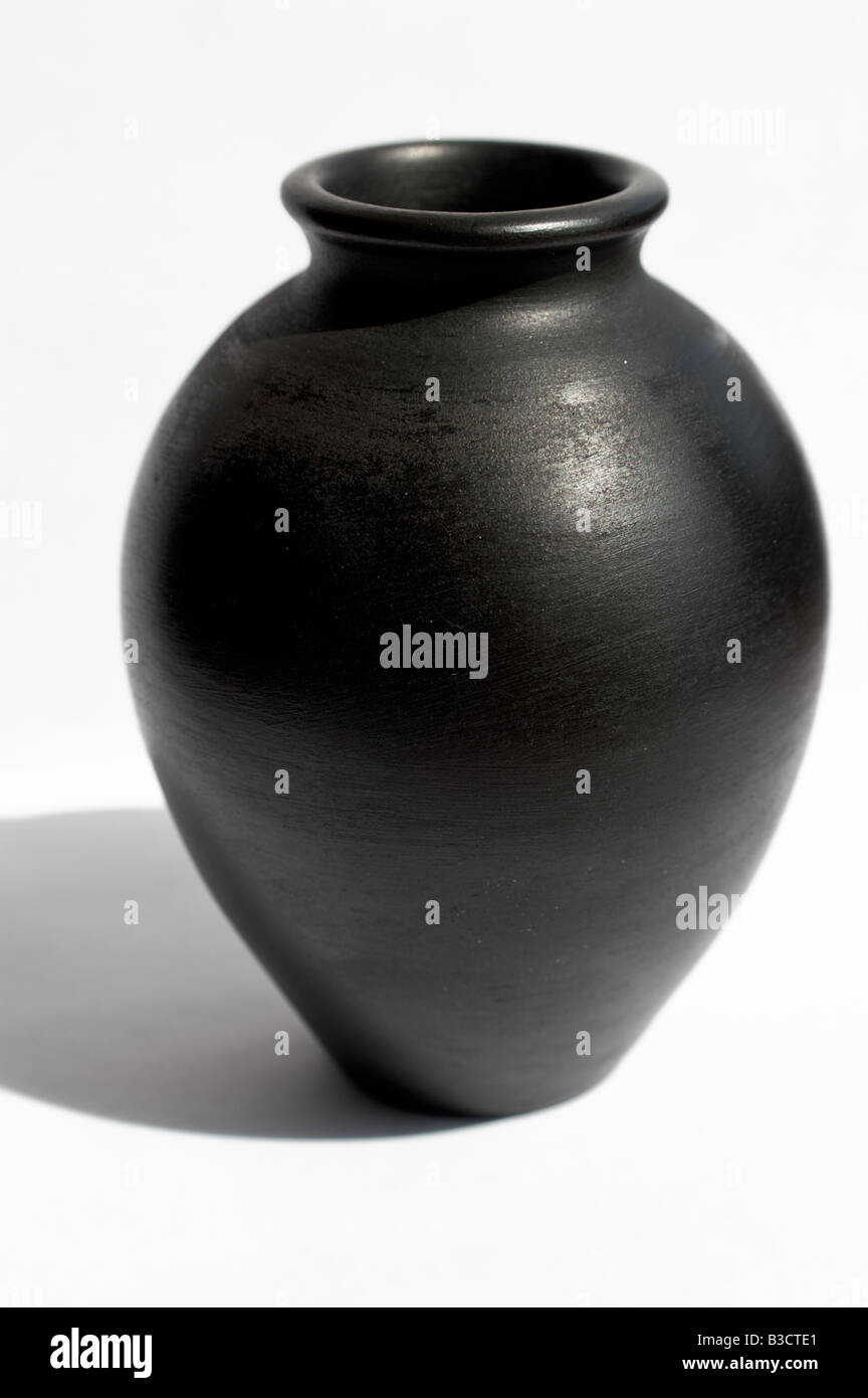Black vase on a white background Stock Photo Alamy Black vase on a white background Stock Photo Alamy