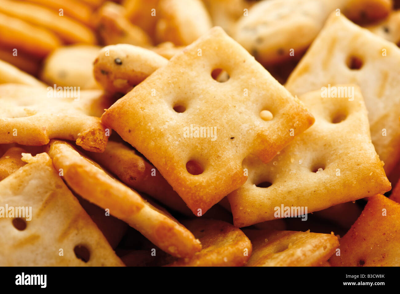 Cracker, close-up Stock Photo