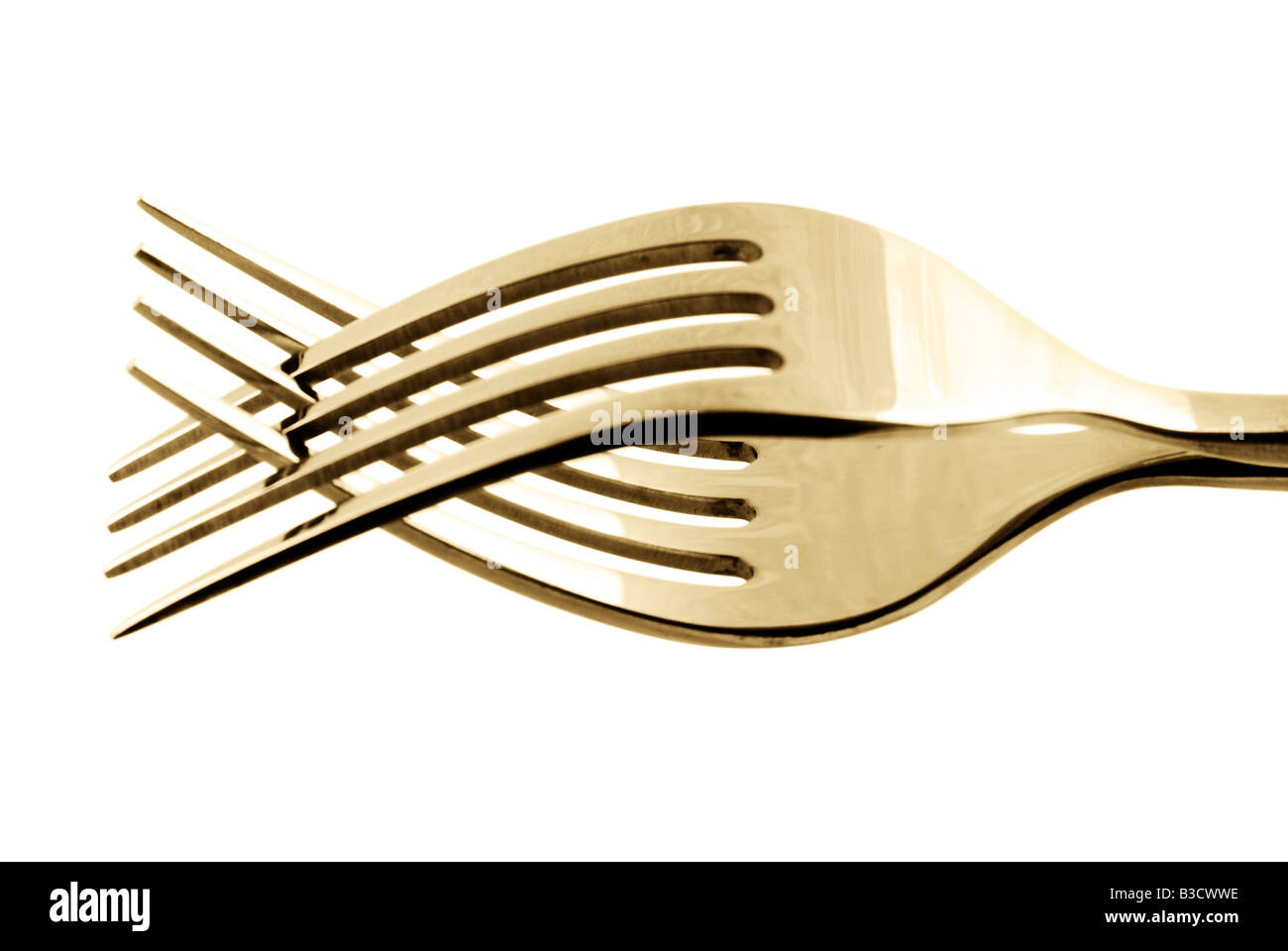 Pair of forks hi-res stock photography and images - Alamy