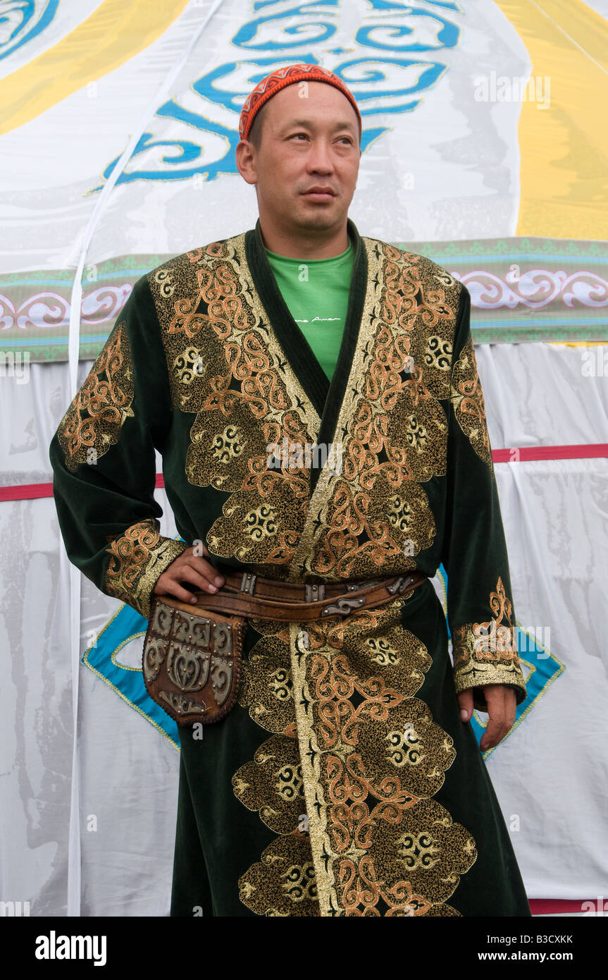 Kazakh clothing hi-res stock photography and images - Alamy