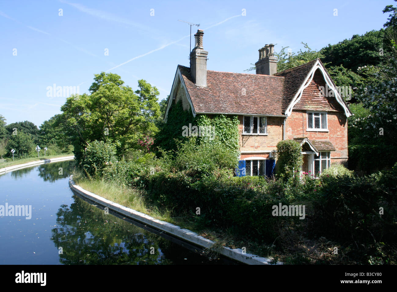 A House on the New River Stock Photo
