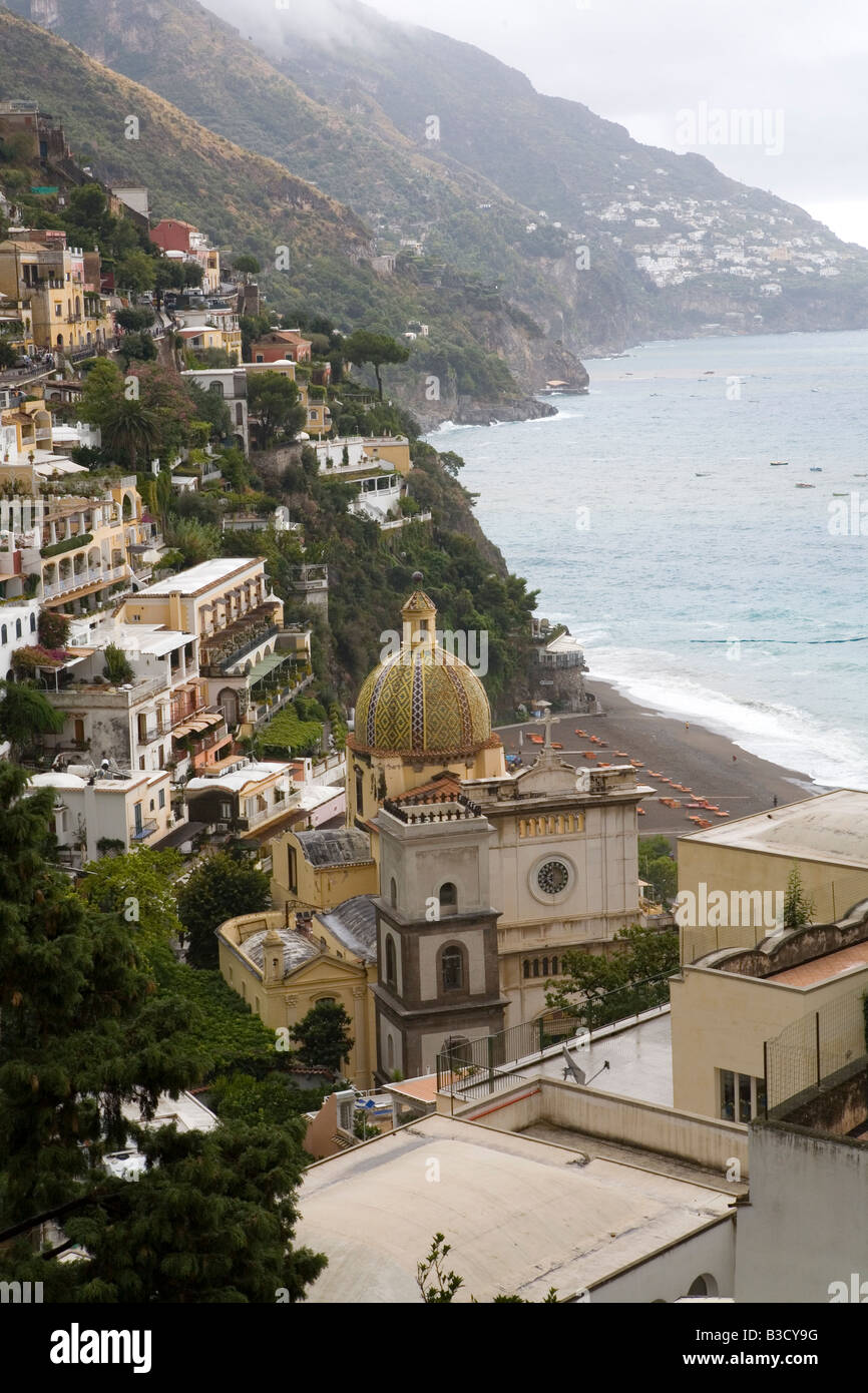 View along the Amalfi Coast in Italy Stock Photo - Alamy