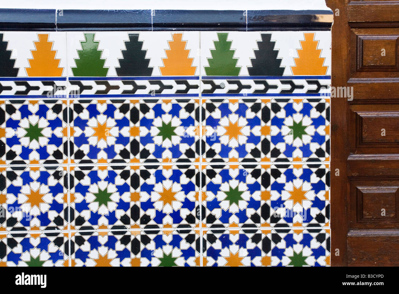 Wall Tiles, full frame Stock Photo Alamy