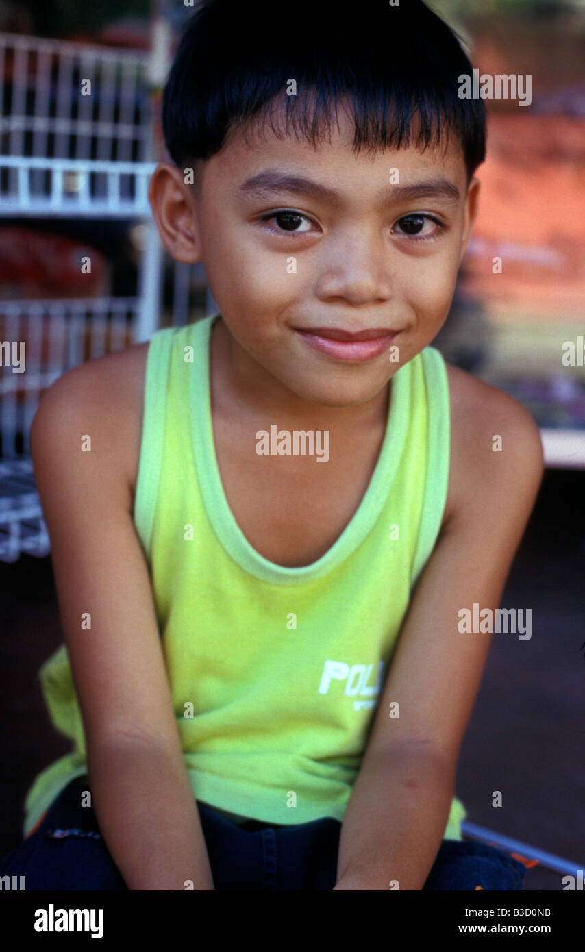 boy in kalibo panay philippines Stock Photo - Alamy