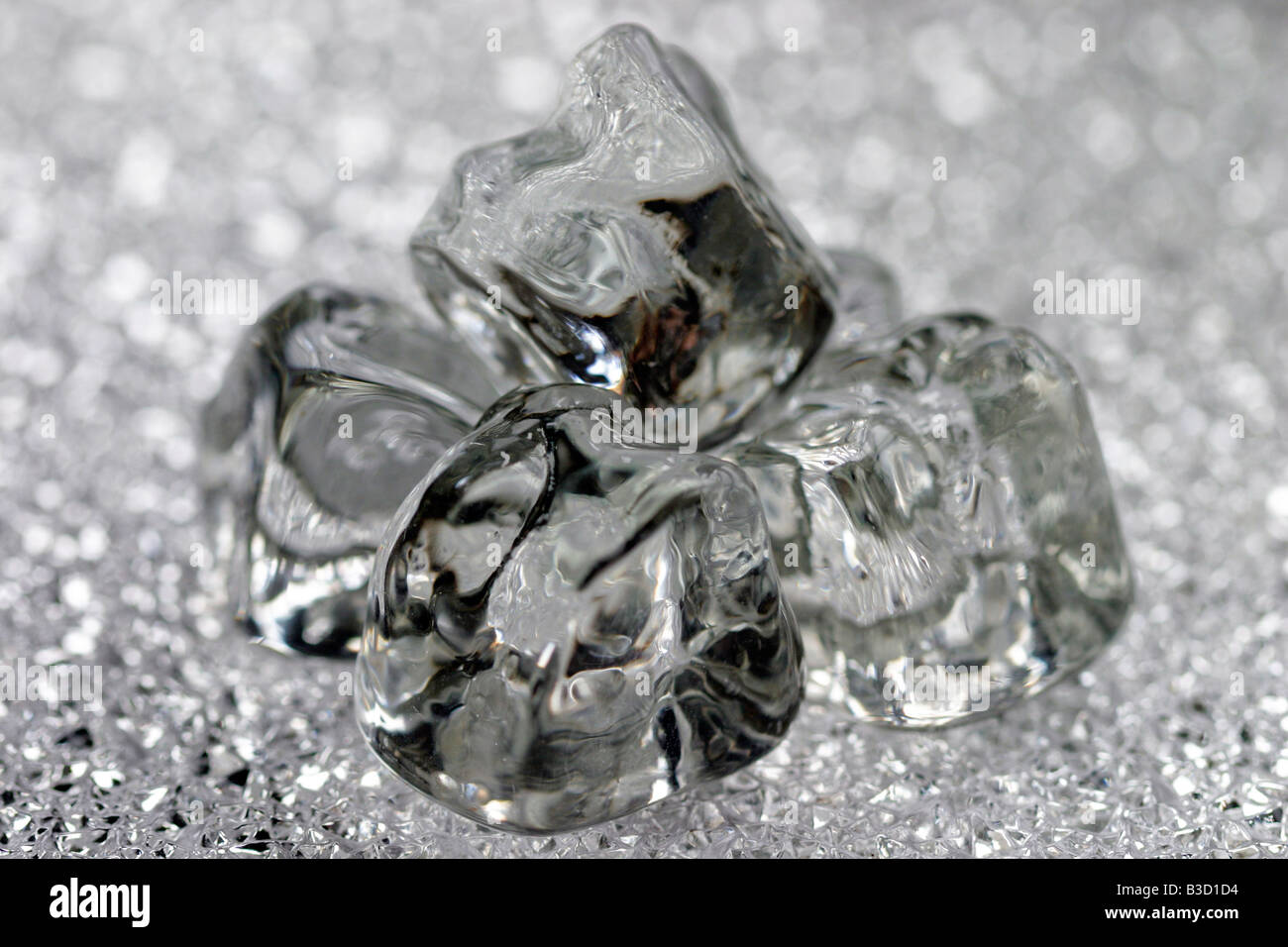 Crystal Clear Artificial Acrylic Ice Cubes Square Shape. 3d Render On A  White Background Stock Photo, Picture and Royalty Free Image. Image  129337645.