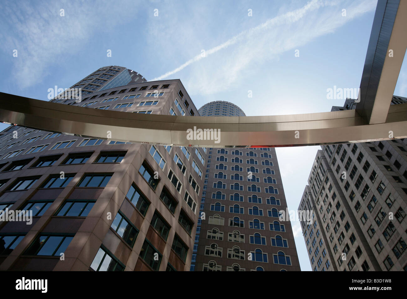 Office buildings Boston Massachusetts Stock Photo