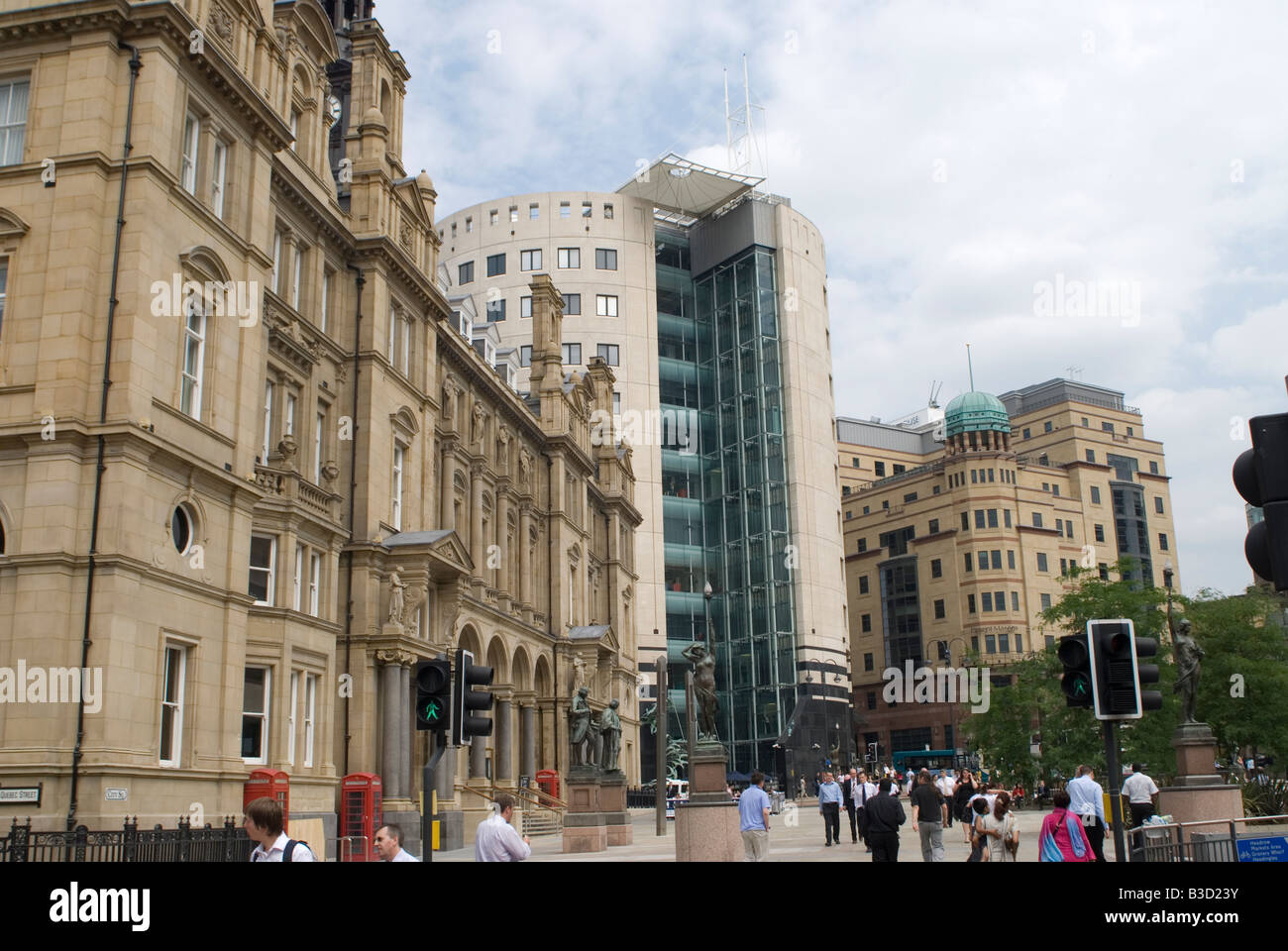 Old post office building, City Square, Leeds Stock Photo Alamy