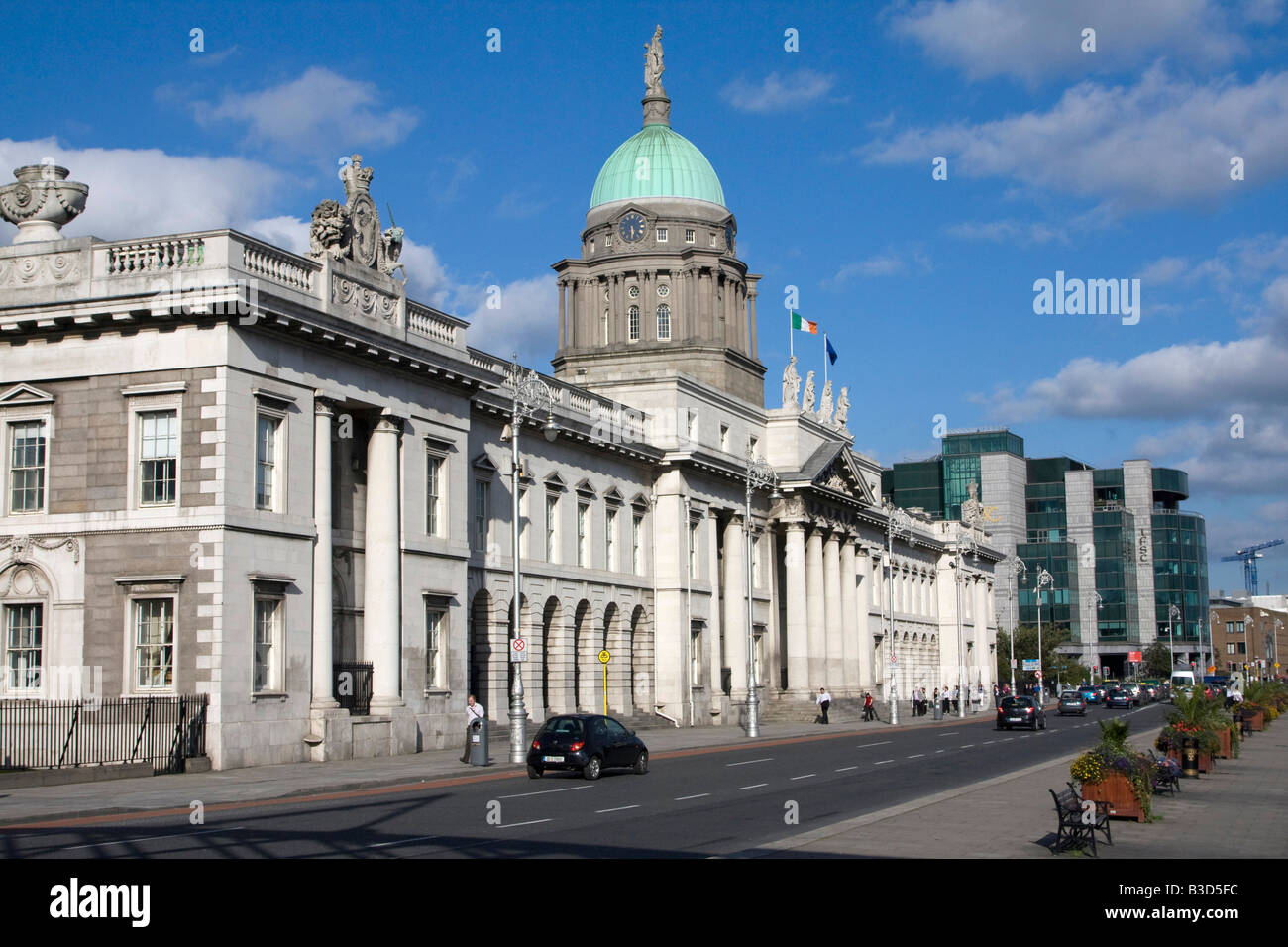 custom house Dublin City Centre Ireland Irish Republic EIRE Stock Photo