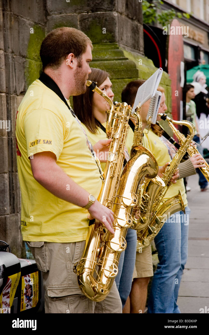 Saxophone quartet hi-res stock photography and images Alamy