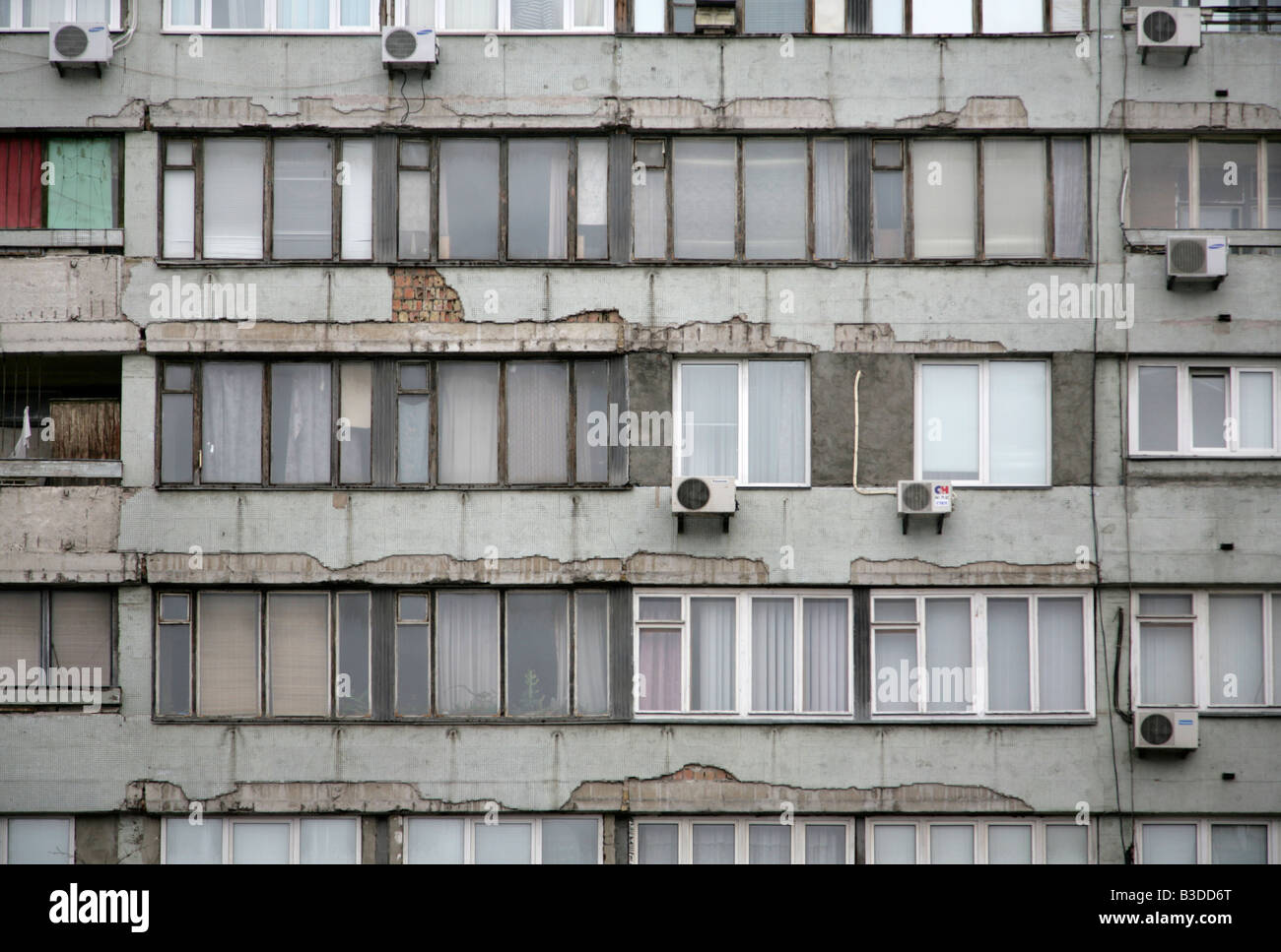 Apartment building, Kiev, Ukraine Stock Photo Alamy