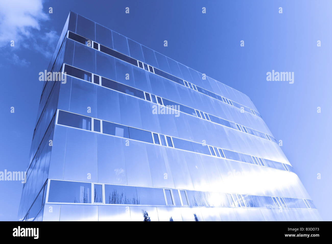 Office building from below Stock Photo - Alamy