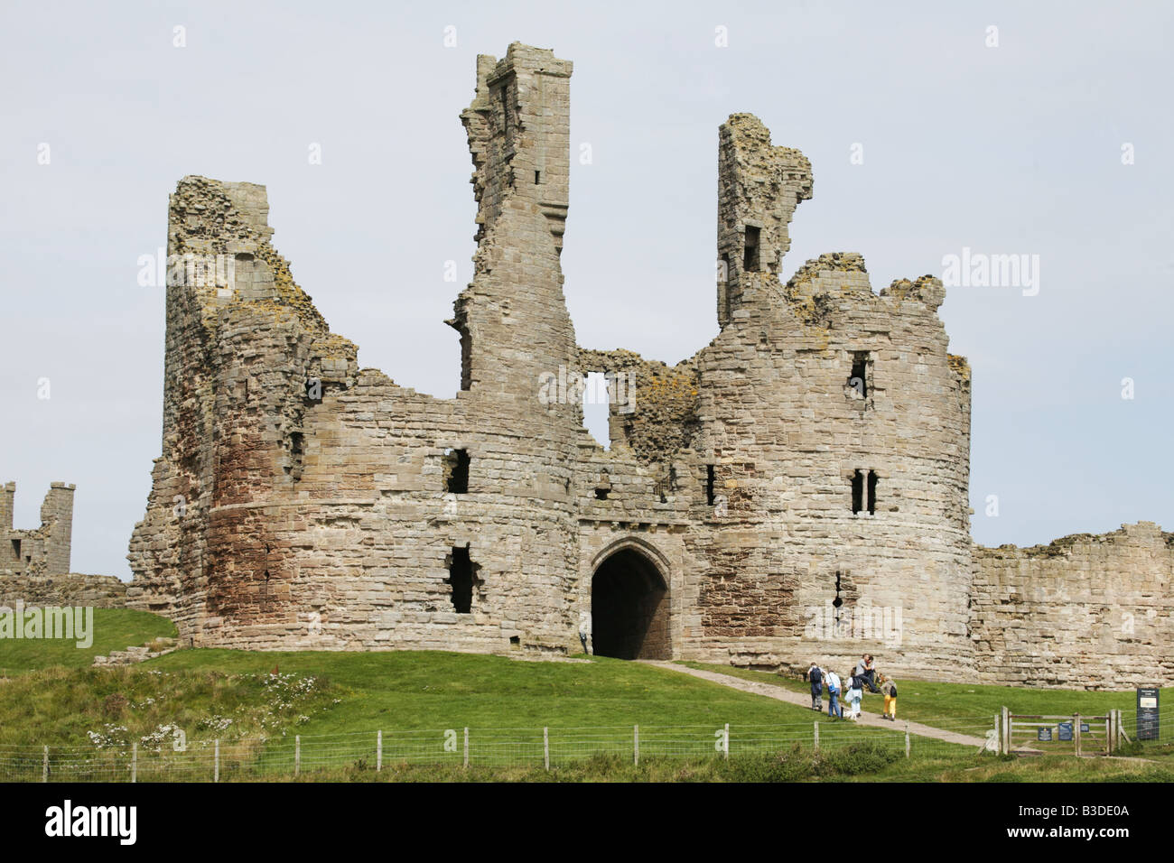 Dunstanburgh Castle, Northumberland, England Stock Photo