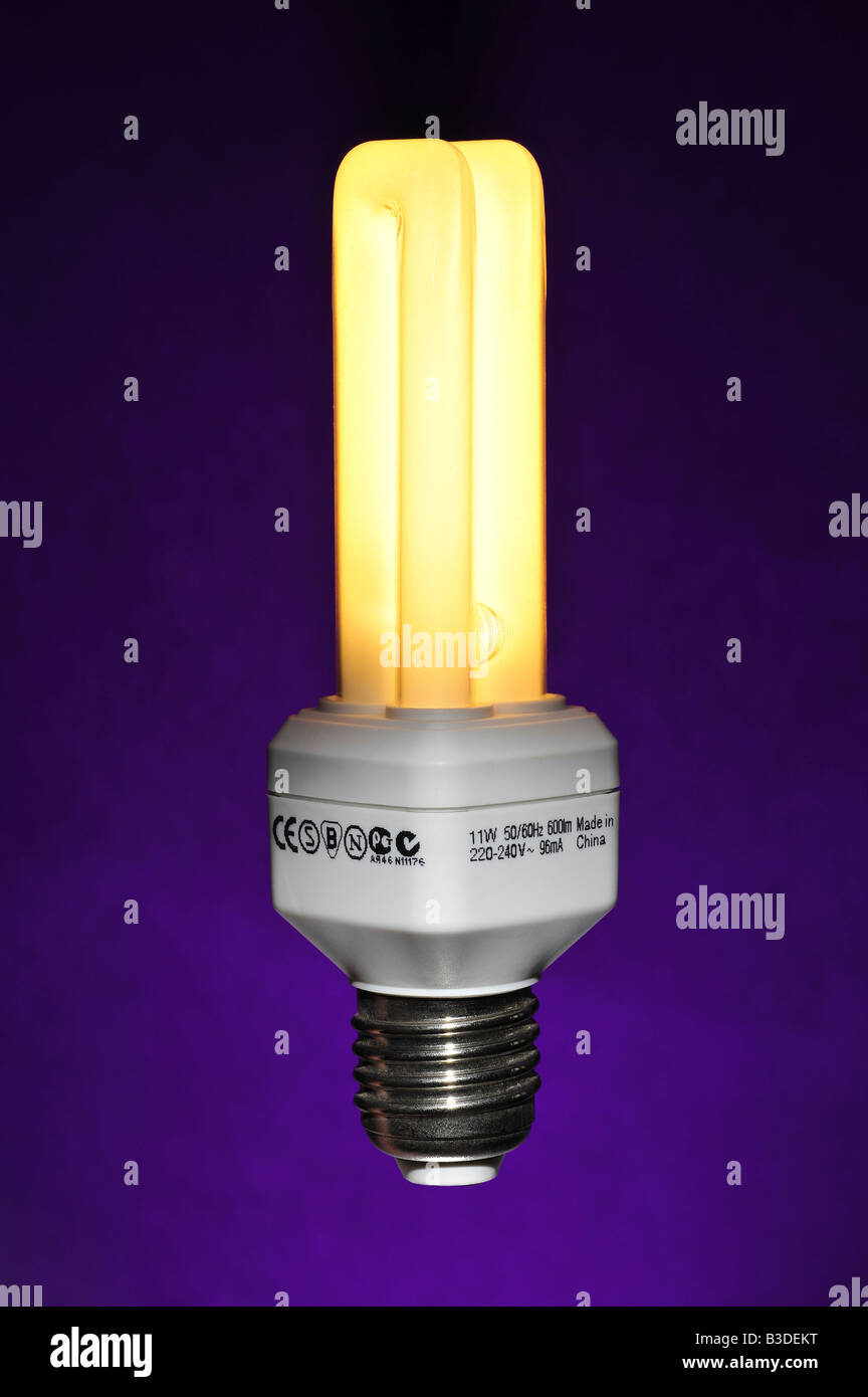 Compact Fluorescent Lamp Stock Photo Alamy