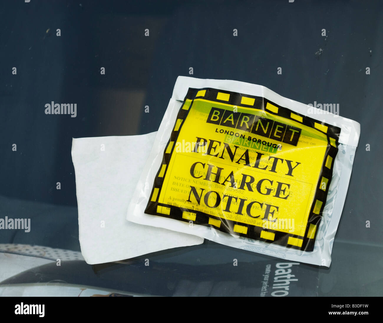 Penalty Charge Notice High Resolution Stock Photography And Images Alamy   Penalty Charge Notice Issued In The London Borough Of Barnet B3DF1W 