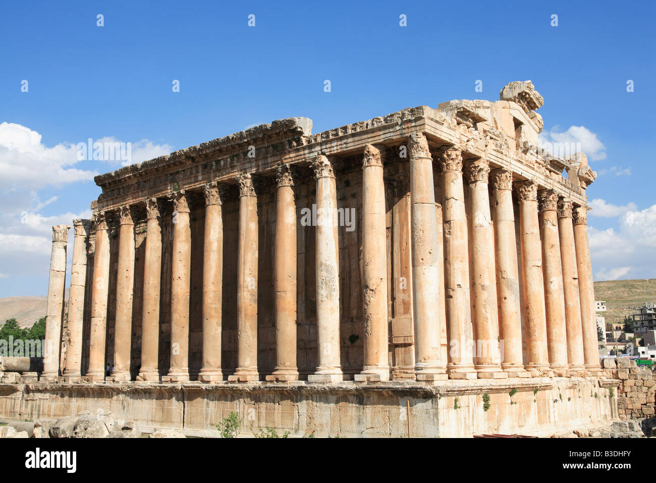 Temple Of Bacchus In The Baalbek Temple Complex Bekka Valley Lebanon ...