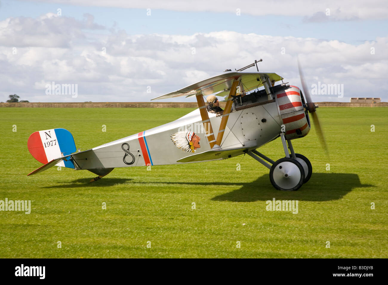 Nieuport 17 biplane Stock Photo